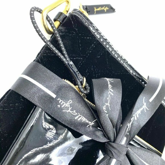 NEW Kendall + Kylie Black Removable Pouches 2 Pc - Picture 6 of 7